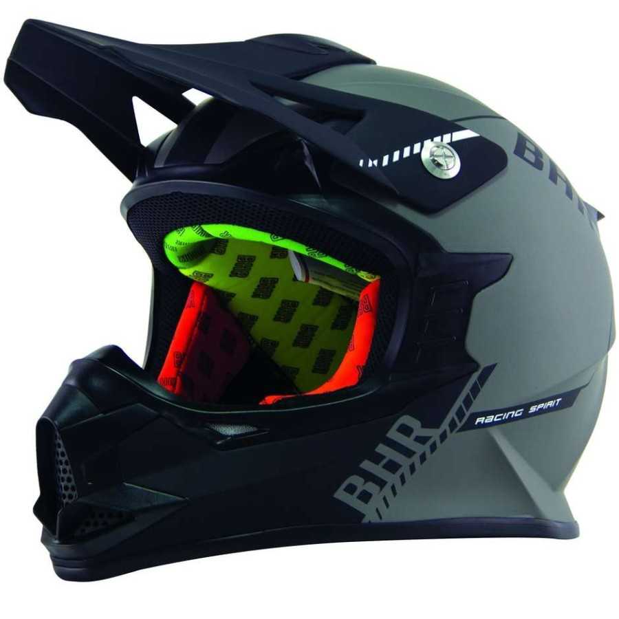 Casco cross BHR 812 Off Road grigio