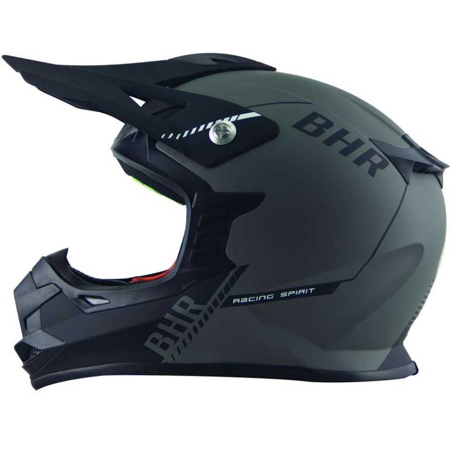 Casco cross BHR 812 Off Road grigio