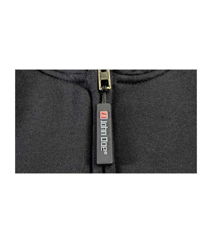 JOHN DOE ZIP HOODIE 2 schwarz grau