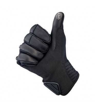 Biltwell Bridgeport leather gloves black