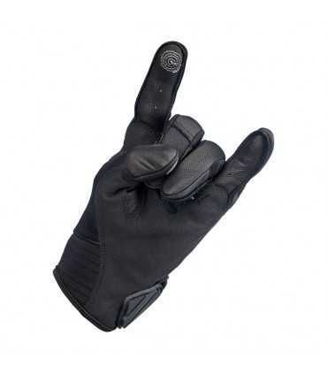 Biltwell Bridgeport leather gloves black