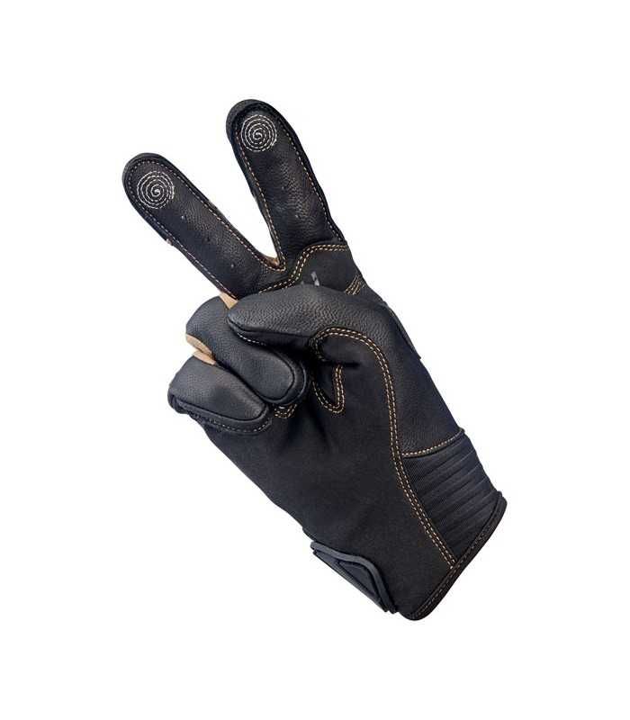 Guanti Biltwell Bridgeport pelle marrone nero