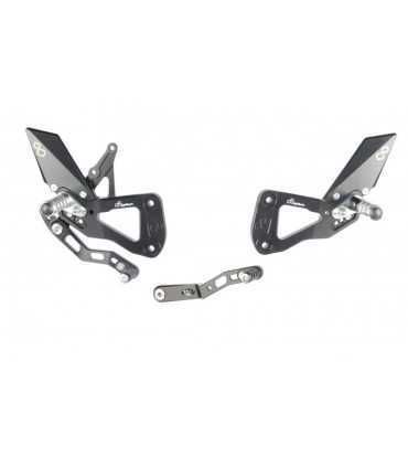 Lightech adjustable rearsets Fixed Foot Suzuki GSX-R 1000/R (2017-20) FTRSU004