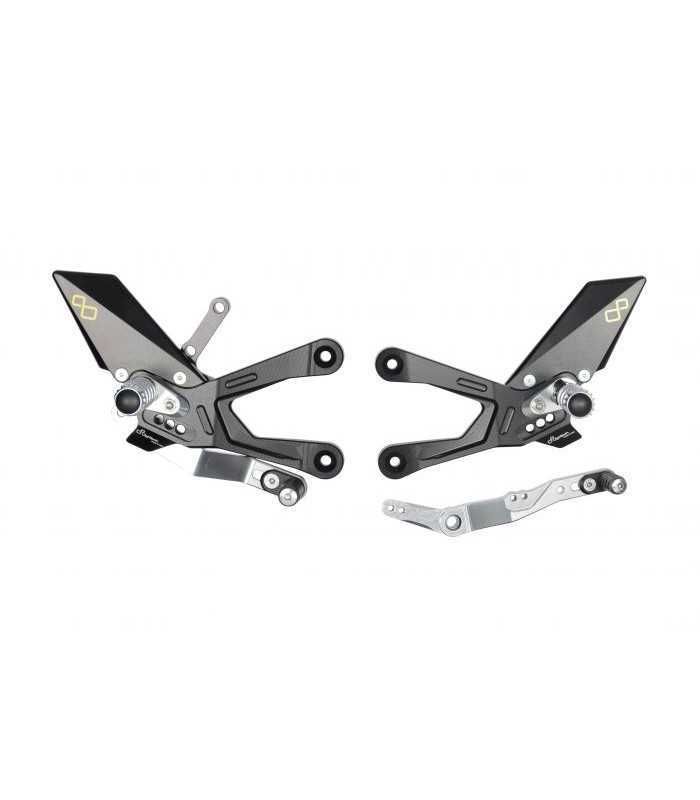 Lightech commandes reculées repose-pieds fixes Honda CBR 1000 RR-R (2020) FTRHO011