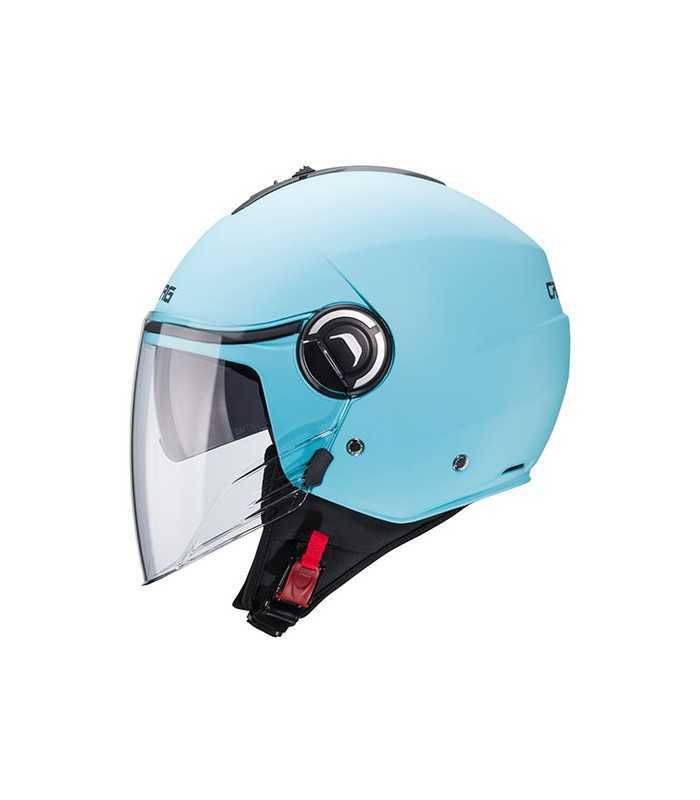 Casque Jet Caberg Riviera V4 light bleu