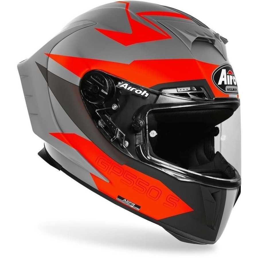 Casco Airoh Gp 550 S Vektor arancio opaco