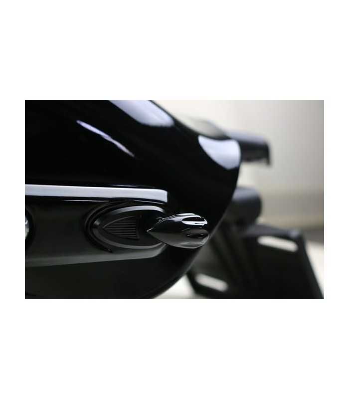 KODLIN BULLET GROOVED 3-1 TAILLIGHT/TURN SIGNAL COMBO noir