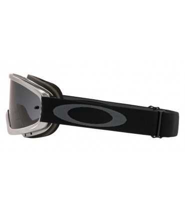 Oakley O Frame 2.0 Pro XS MX Goggle Silver Chrome Dark Grey Lens