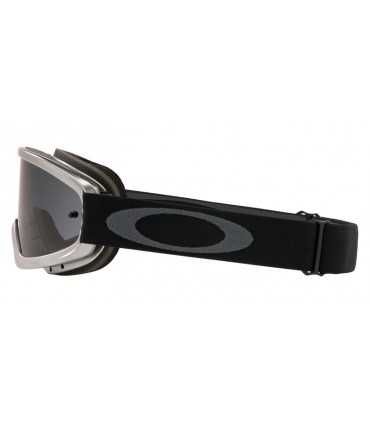 Oakley O Frame 2.0 Pro XS MX Goggle Silver Chrome Dark Grey Lens