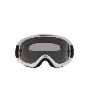 Oakley O Frame 2.0 Pro XS MX Goggle Silver Chrome Dark Grey Lens