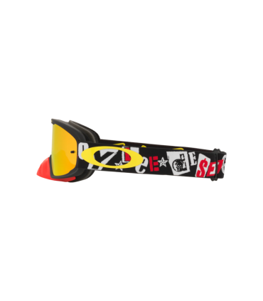 Oakley O Frame® 2.0 Pro MX Goggle - Troy Lee Designs Anarchy Black Red/Fire Iridium Lens
