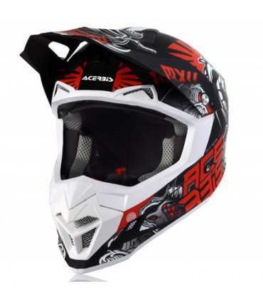 Cross helmet Acerbis Profile 4 black red