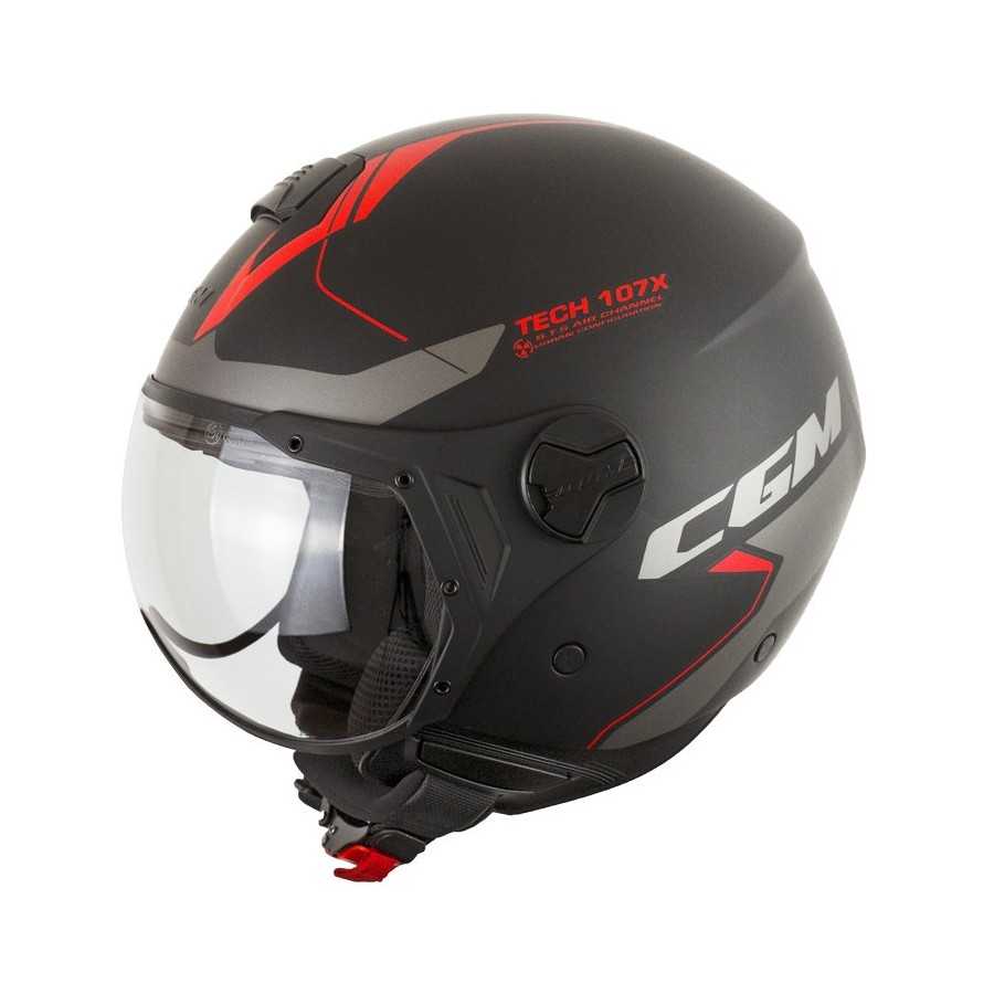 Casco jet Cgm 107X Florence Tech opaco