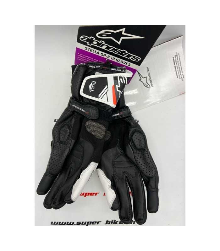 Racing  glove Alpinestars Stella SP-8 V3 lady white