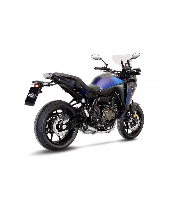 Leovince Yamaha TRACER 7/GT(2021-24) LV ONE EVO Inox CH - Full System - Endcap Carbon