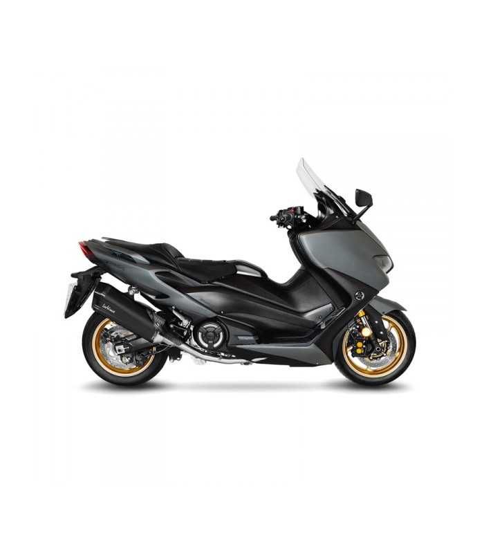 Leovince Yamaha T-Max 560 / Tech Max (2020-24) LV-12 Inox Black CH - Full System - Endcap Carbon