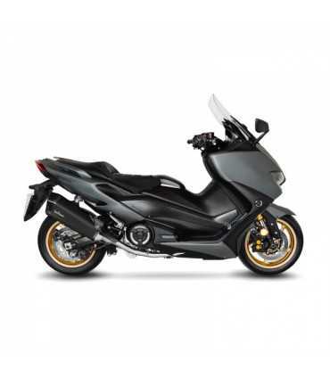 Leovince Yamaha T-Max 560 / Tech Max (2020-24) LV-12 Inox Black CH - Full System - Endcap Carbon