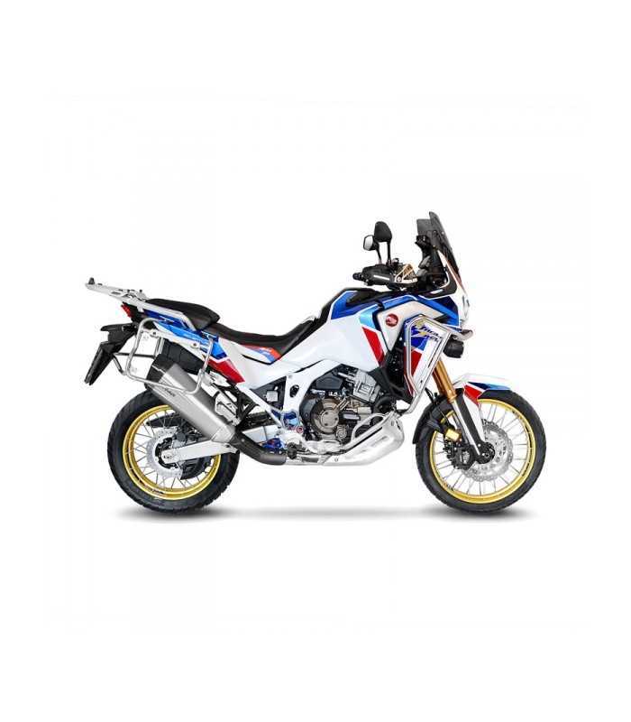 Leovince Honda CRF 1100 L Africa Twin (2020-23) LV-12 Inox CH - Slip-On - Endcap Carbon