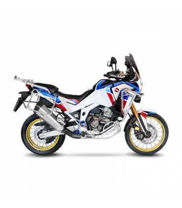 Leovince Honda CRF 1100 L Africa Twin (2020-23) LV-12 Inox CH - Slip-On - Endcap Carbon