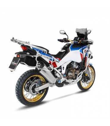 Leovince Honda CRF 1100 L Africa Twin (2020-23) LV-12 Inox CH - Slip-On - Endcap Carbon