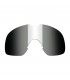 BILTWELL OVERLAND GOGGLE LENS CHROME MIRROR SMOKE