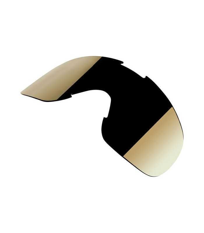 BILTWELL OVERLAND GOGGLE LENS GOLD MIRROR SMOKE