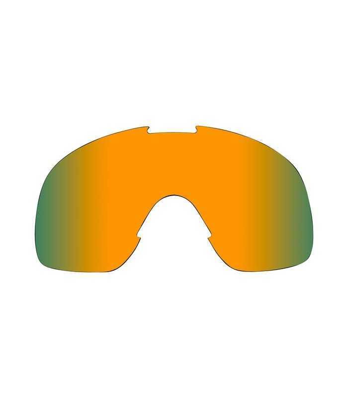 BILTWELL OVERLAND GOGGLE LENS LIME MIRROR BROWN