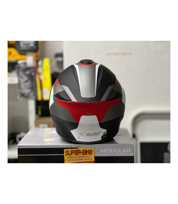 Cgm modularer Helm Dresda schwarz matt rot