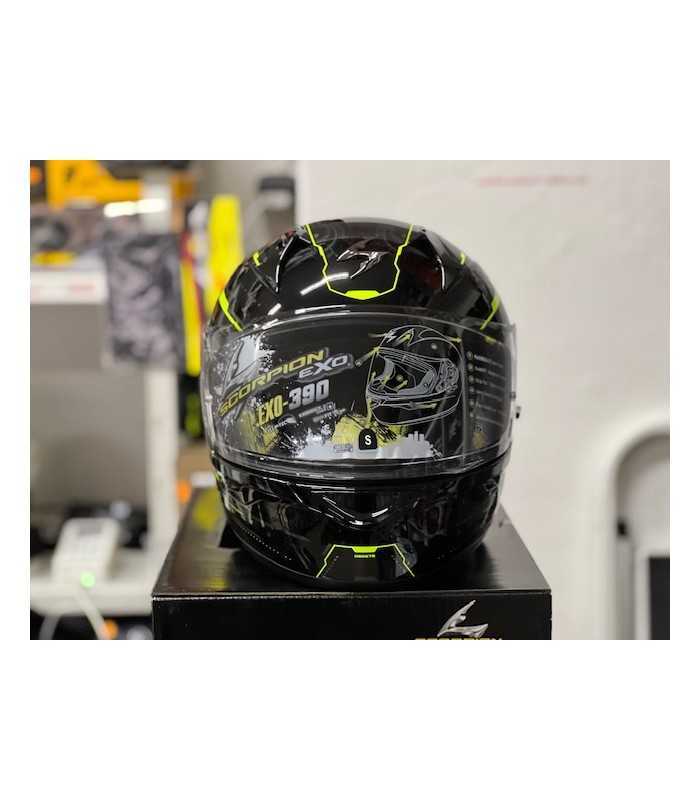 Full face Scorpion Exo 390 Beat yellow