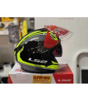 LS2 OF573 Twister 2 Flix black yellow