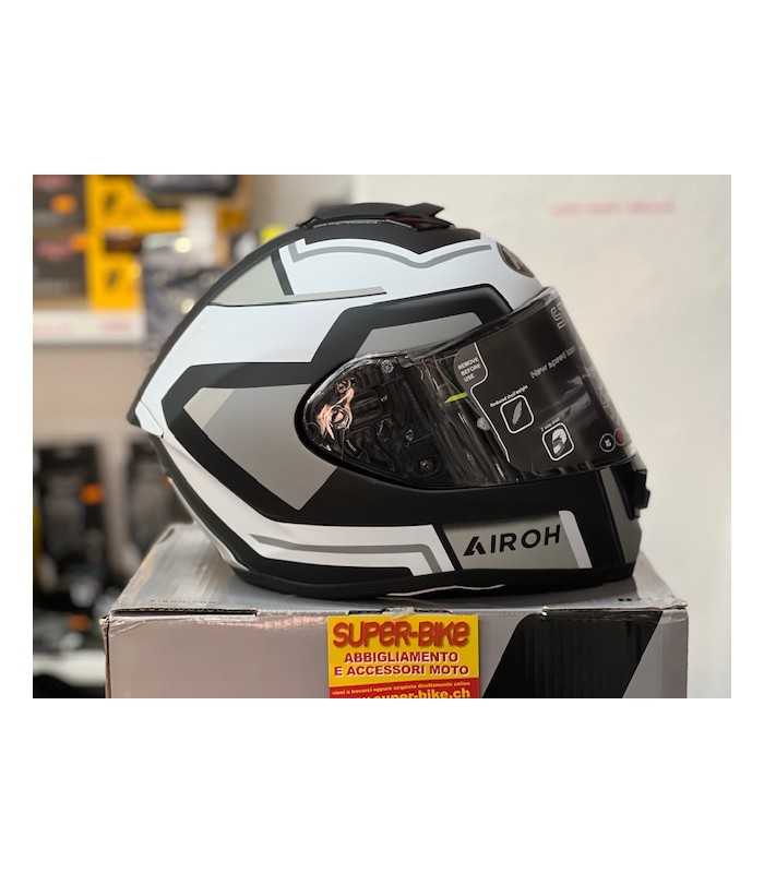 Airoh ST 501 Square black white matt helmet