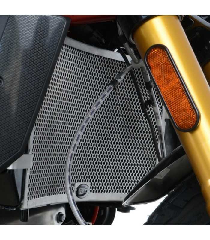 R&G Racing Radiator Guard silver Indian FTR1200 S (2019-23)