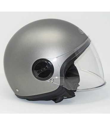 Casco moto Jet One Lift titanio opaco