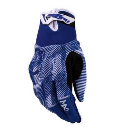 Moose Racing MX1 blue cross gloves