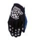 Moose Racing MX1 blue cross gloves