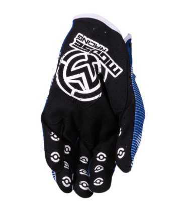 Moose Racing MX1 blue cross gloves