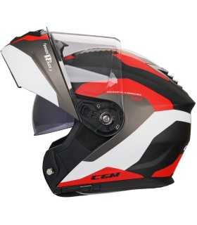 Casco modulare Cgm 507a Pincers rosso opaco