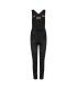 MOTOGIRL IRENE BLACK "DUNGRI" OVERALL lady