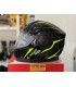 Casco modulare moto LS2 Scope Skid nero giallo