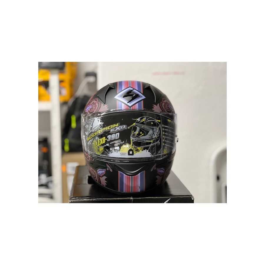 Scorpion Exo-390 Chica II casco integrale (bianco / rosa)