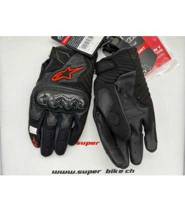 Alpinestars Guanto Smx-1 Air V2 nero rosso