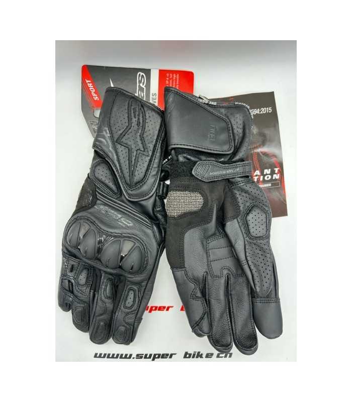 Gants racing Alpinestars SP-8 V3 total black
