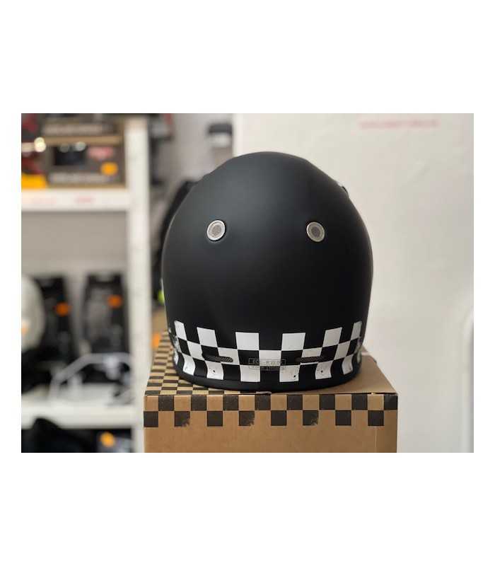 Casco Vintage Origine Virgo Danny nero opaco