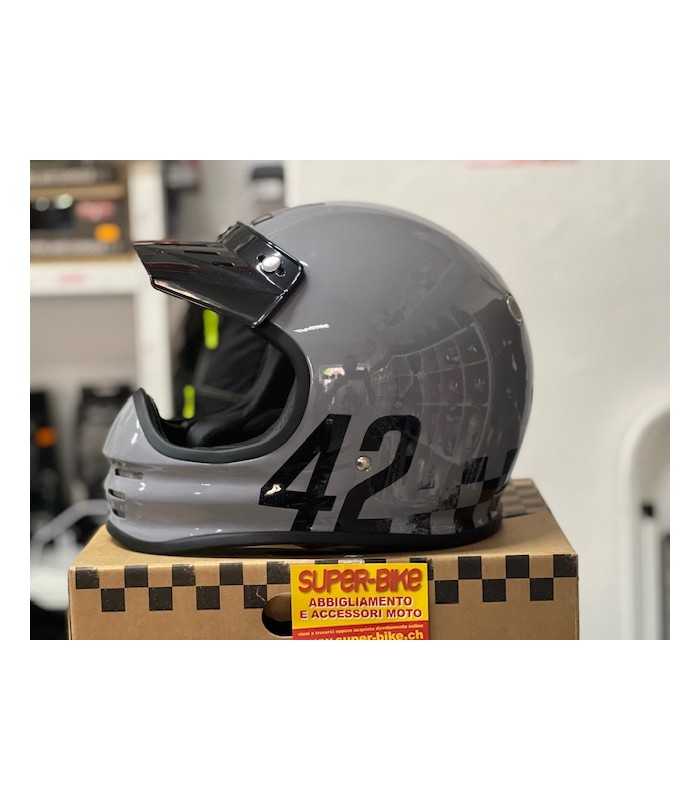 Casco Vintage Origine Virgo grigio