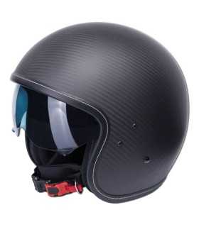 Casco Jet Moto Eleven carbonio