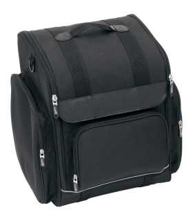 SADDLEMEN SISSY BAR BAG UNIVERSAL TEXTILE BLACK