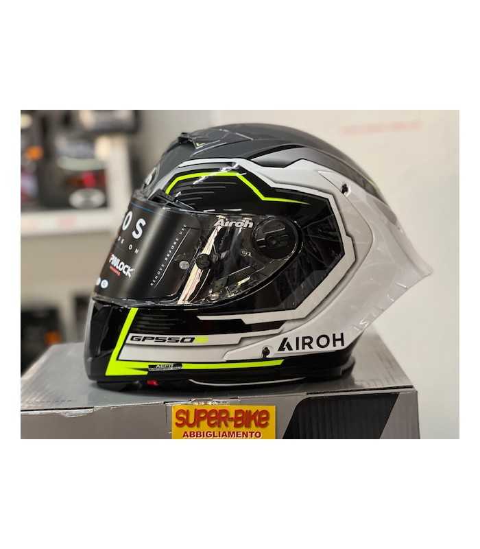 Casco Airoh Gp 550 S Rush bianco