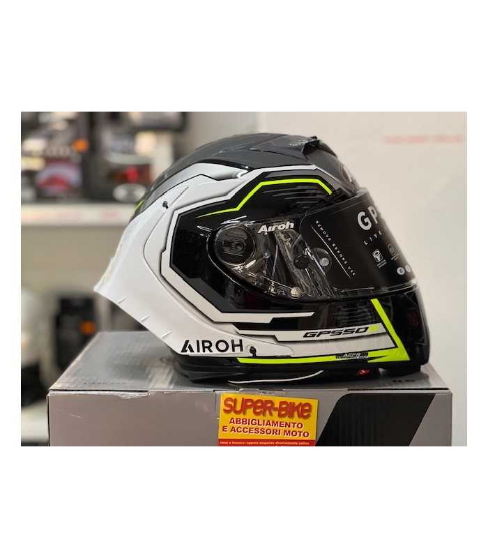 Airoh Gp 550 S Rush white helmet