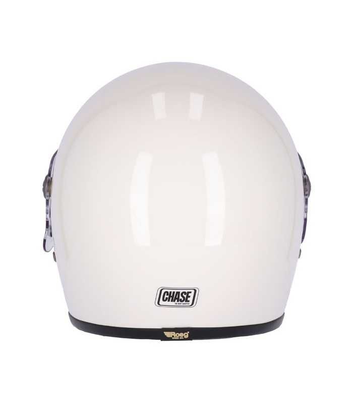 Casque Roeg Chase vintage blanc