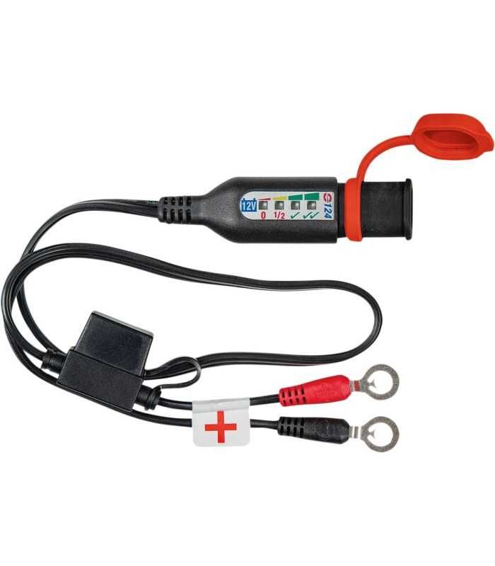 TECMATE BATTERY CORD EYE WITH TEST  0-124